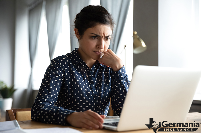 A woman learning basic insurance terms