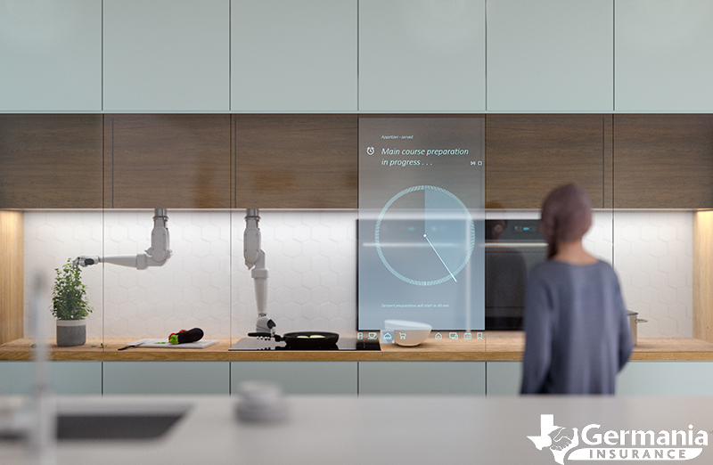 A robotic kitchen assistant in a smart home of the future